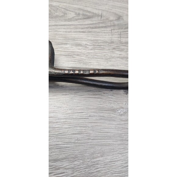 FABULOUS 19TH CENTURY ANTIQUE SHAKER WROUGHT IRON ADJUSTING PIE WARMING TRIVET - Picture 6 of 11